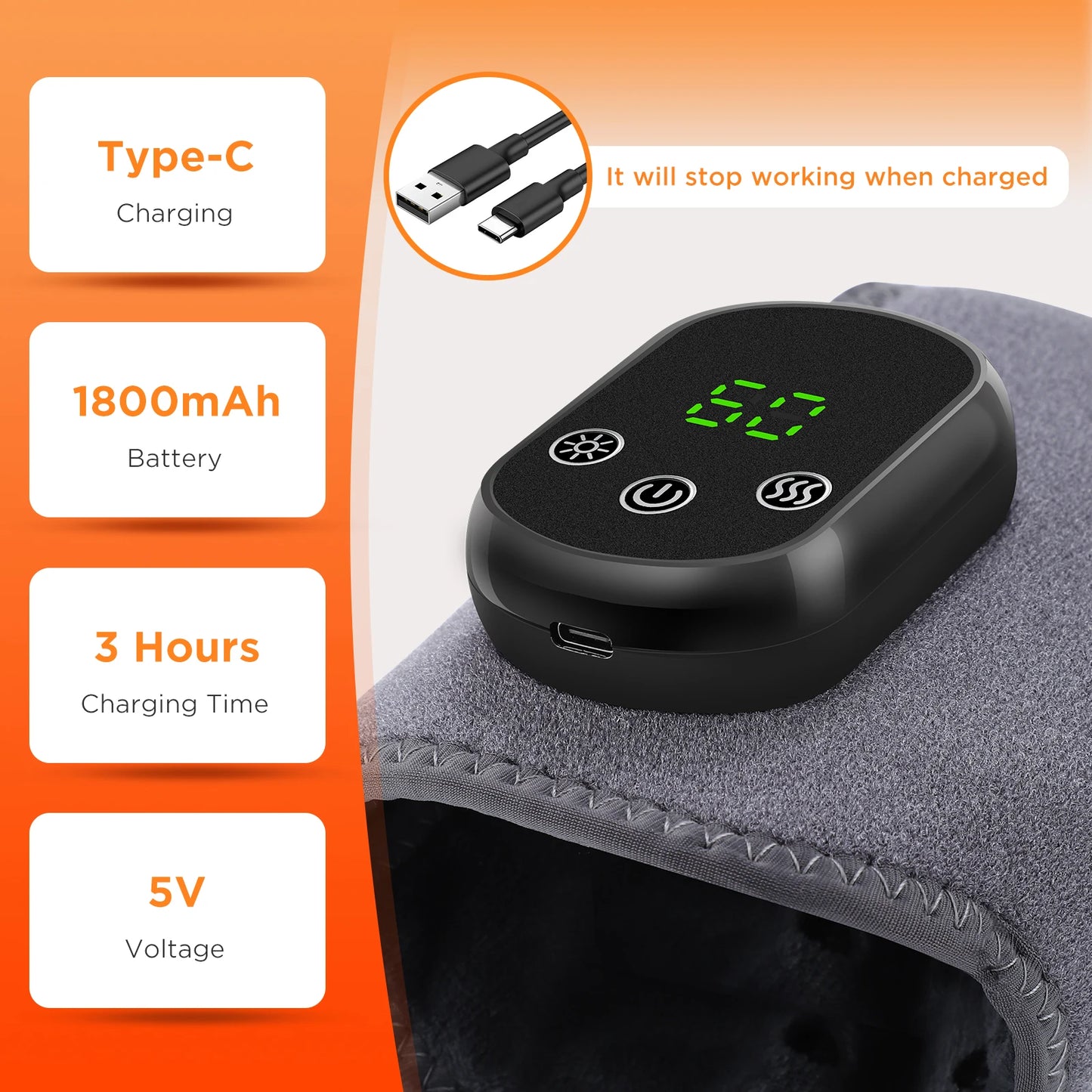 SUPP 3-in-1 Electric Foot Massager